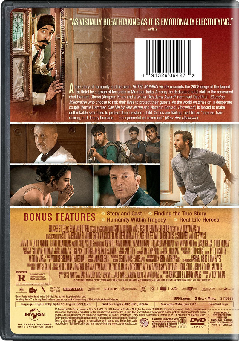 Hotel Mumbai [DVD]