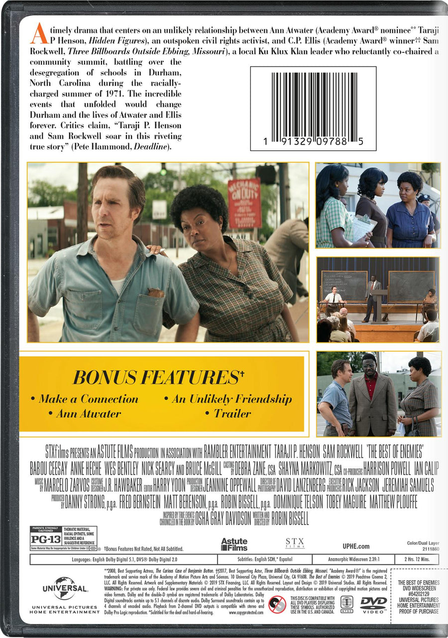 The Best of Enemies [DVD]