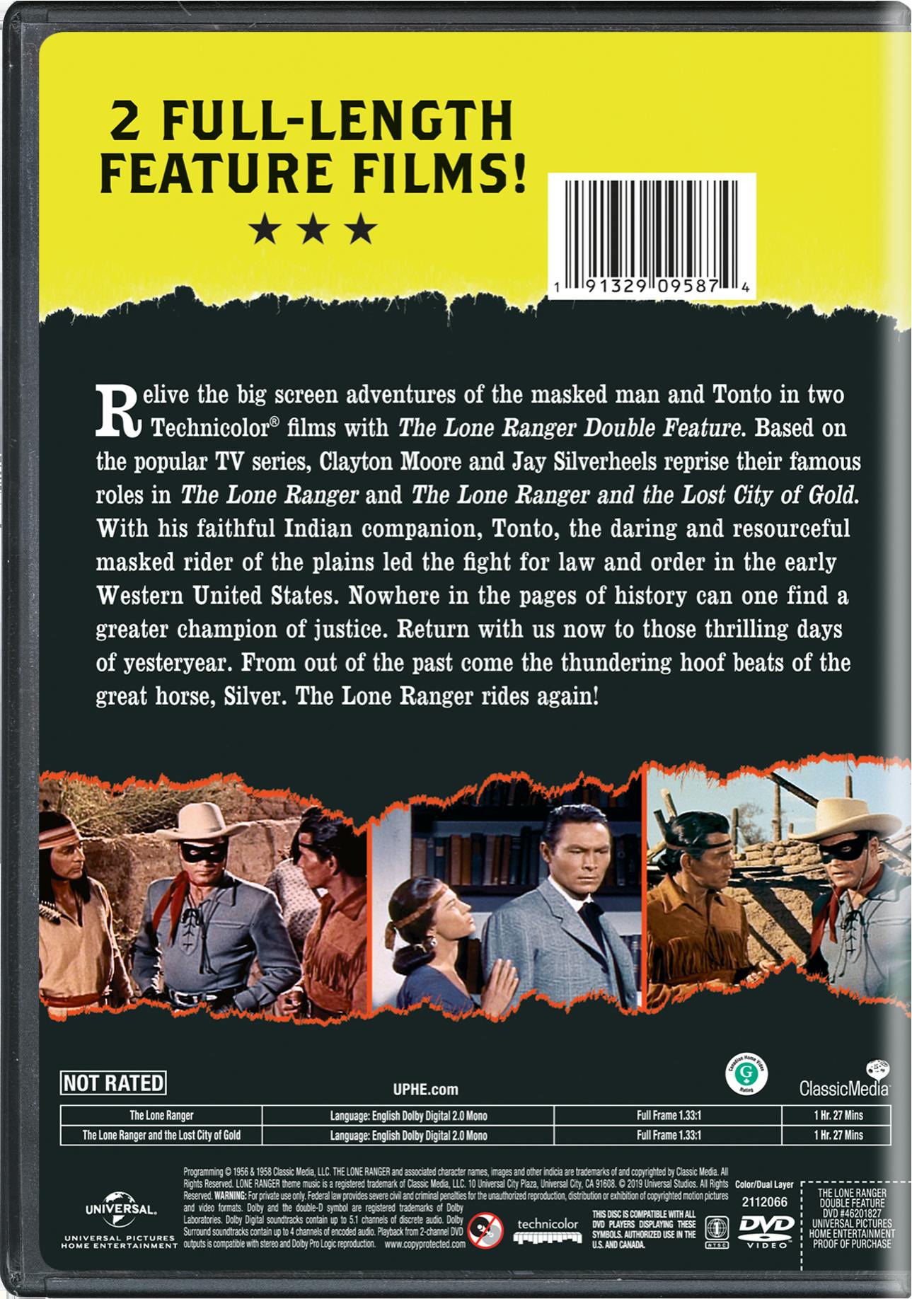 The Lone Ranger/The Lone Ranger and the Lost City of Gold