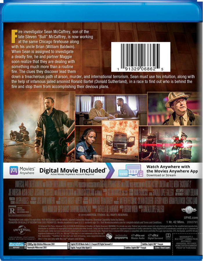Backdraft 2 (DVD + Digital) [Blu-ray]