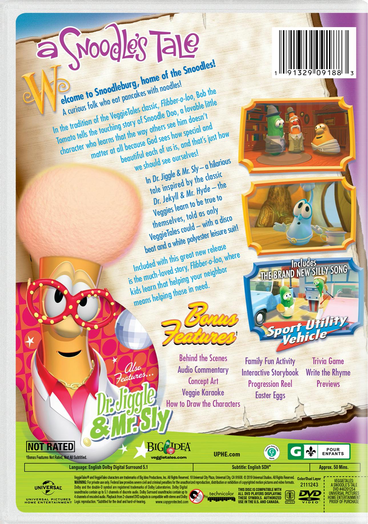 VeggieTales: A Snoodle's Tale [DVD] – GRUV Entertainment