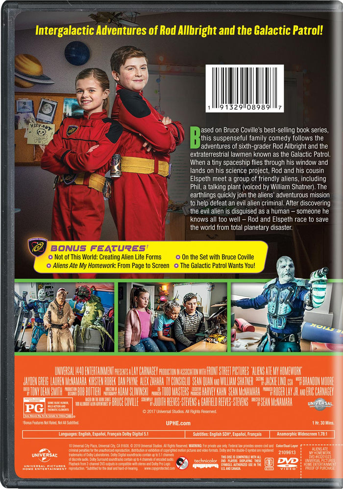 Aliens Ate My Homework (DVD New Box Art) [DVD]