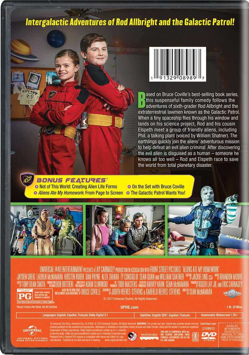 Aliens Ate My Homework (DVD New Box Art) [DVD]