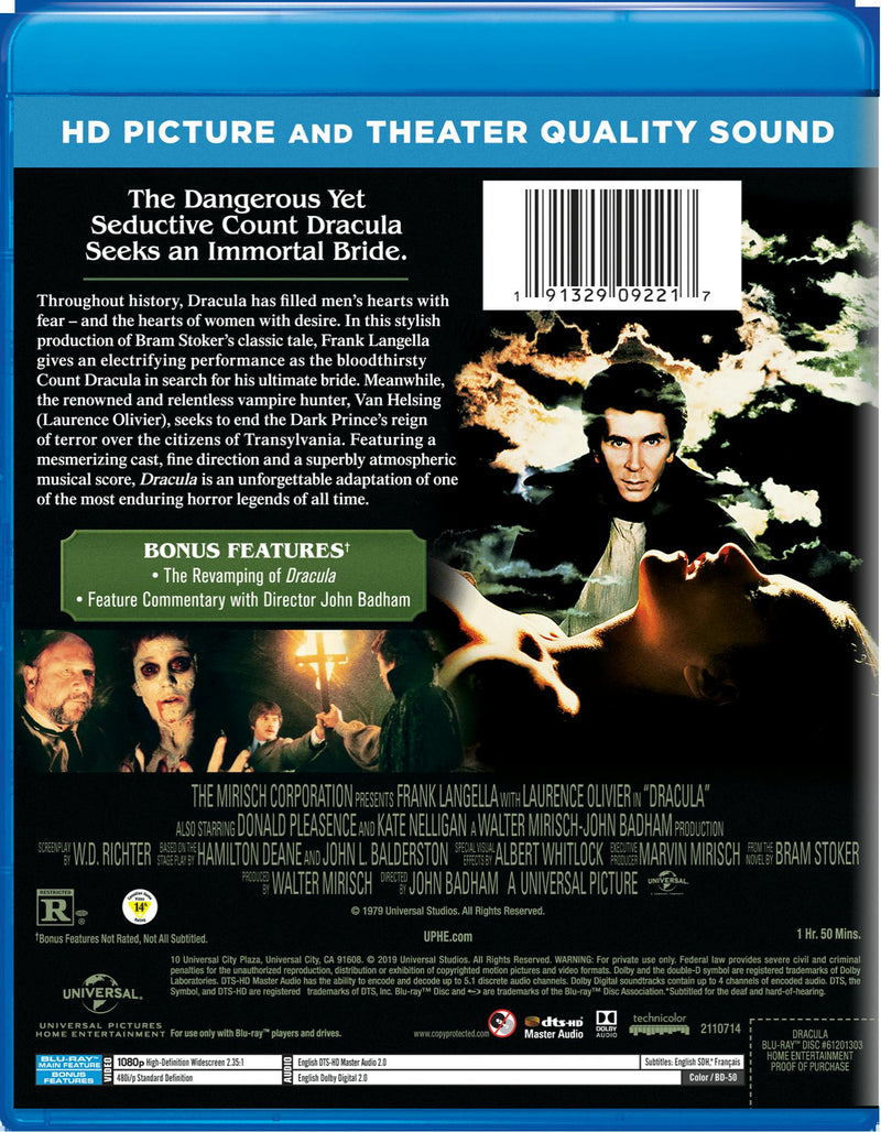 Dracula (1979) [Blu-ray]