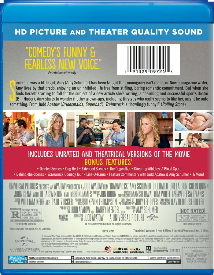 Trainwreck (Blu-ray Unrated) [Blu-ray]