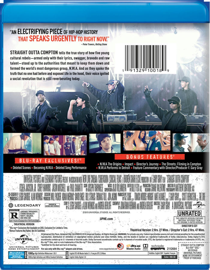 Straight Outta Compton (Blu-ray Director's Cut) [Blu-ray]