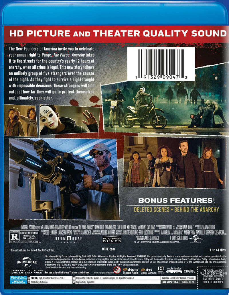 The Purge: Anarchy (Blu-ray New Box Art) [Blu-ray]