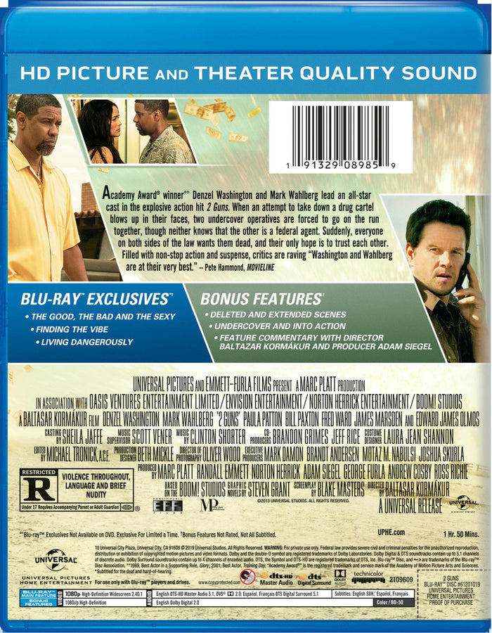 2 Guns (Blu-ray New Box Art) [Blu-ray]