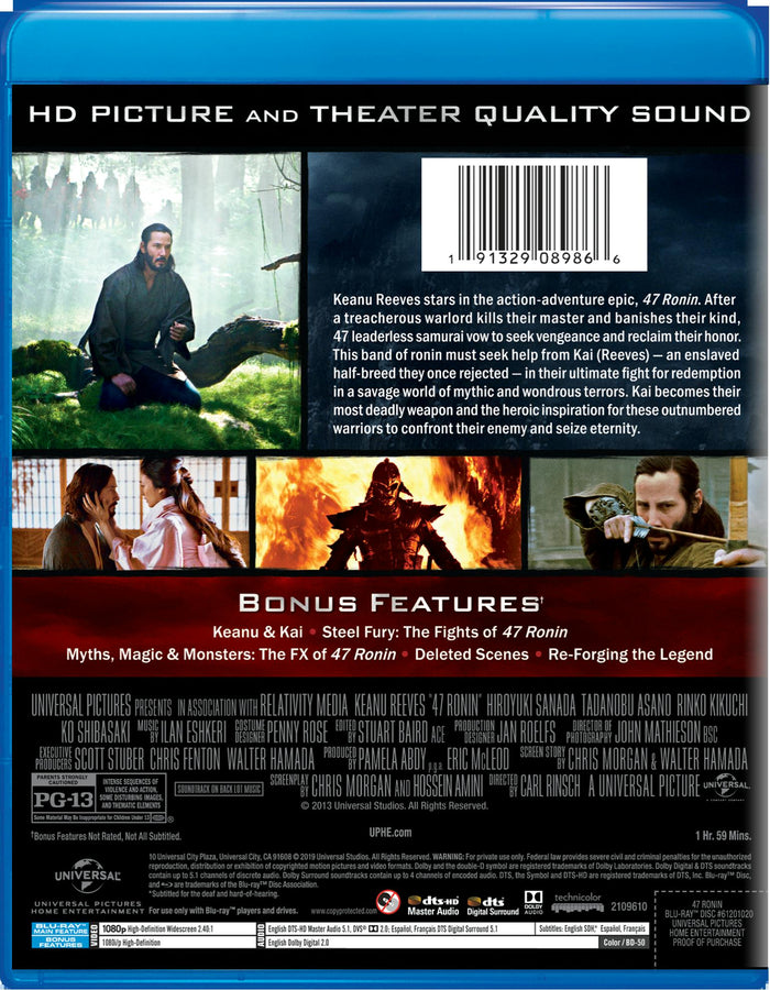 47 Ronin (2019) [Blu-ray]