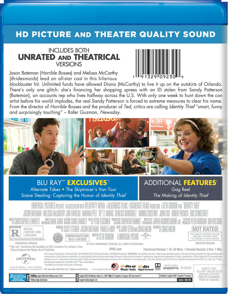 Identity Thief [Blu-ray]