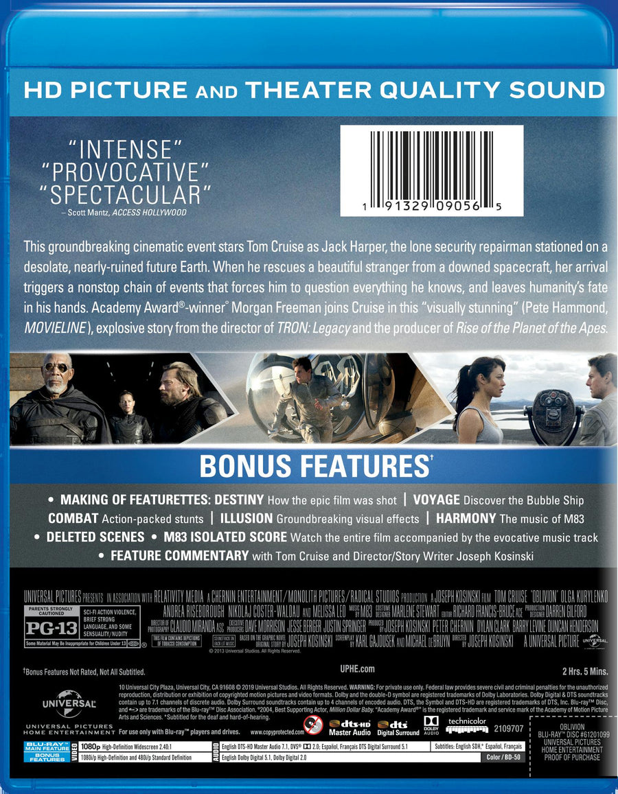 Oblivion (Blu-ray New Box Art) [Blu-ray]