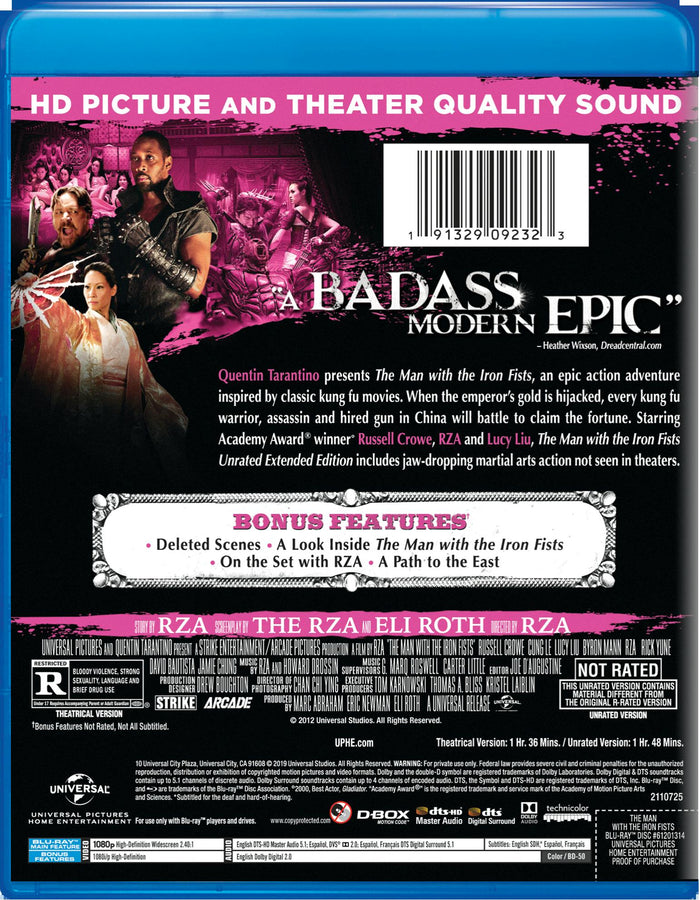 The Man With the Iron Fists [Blu-ray]