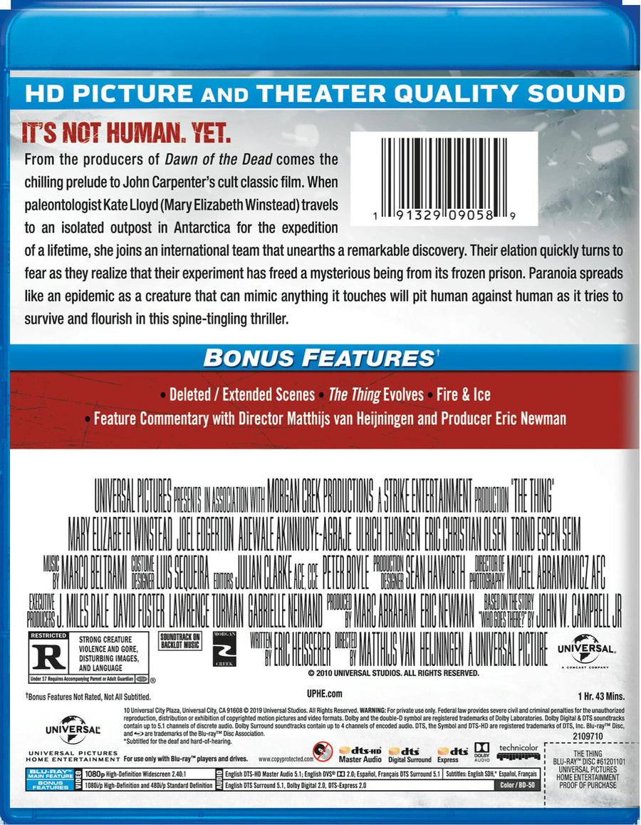 The Thing (Blu-ray New Box Art) [Blu-ray]