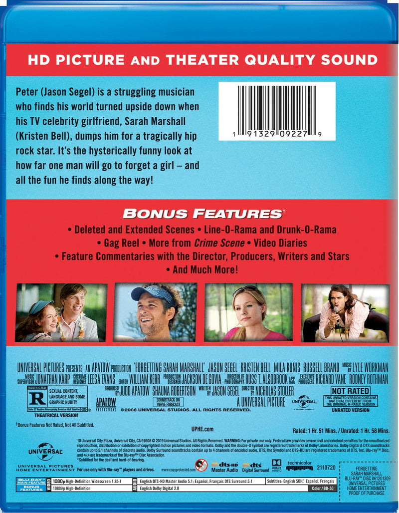 Forgetting Sarah Marshall [Blu-ray]