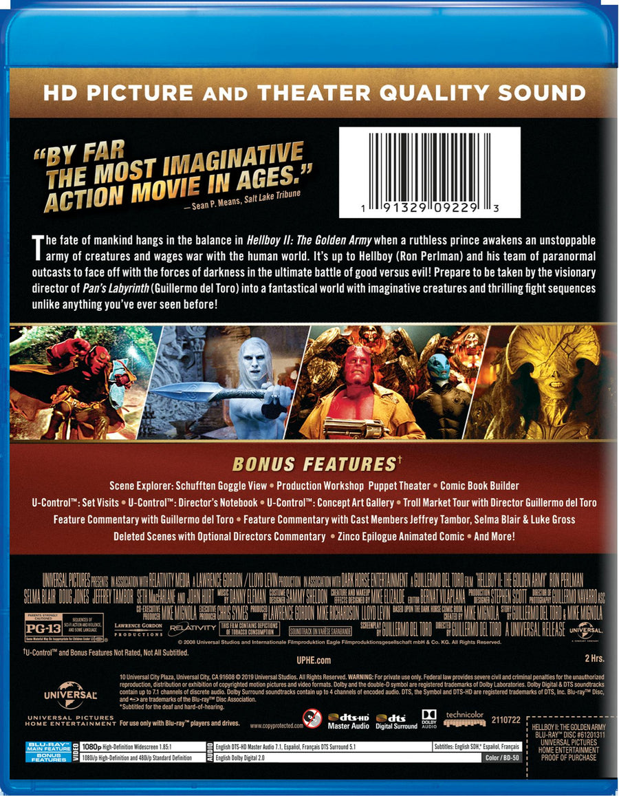 Hellboy 2 - The Golden Army [Blu-ray]