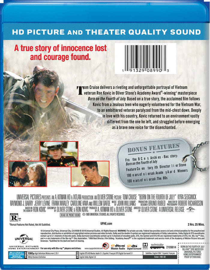 Born On the Fourth of July (Blu-ray New Box Art) [Blu-ray]