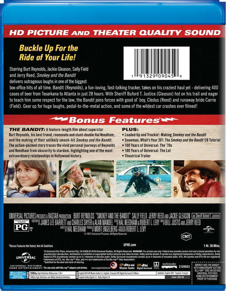 Smokey and the Bandit (40th Anniversary Edition) [Blu-ray]