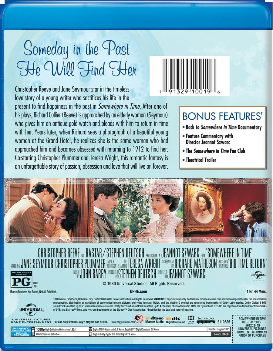 Somewhere in Time [Blu-ray]