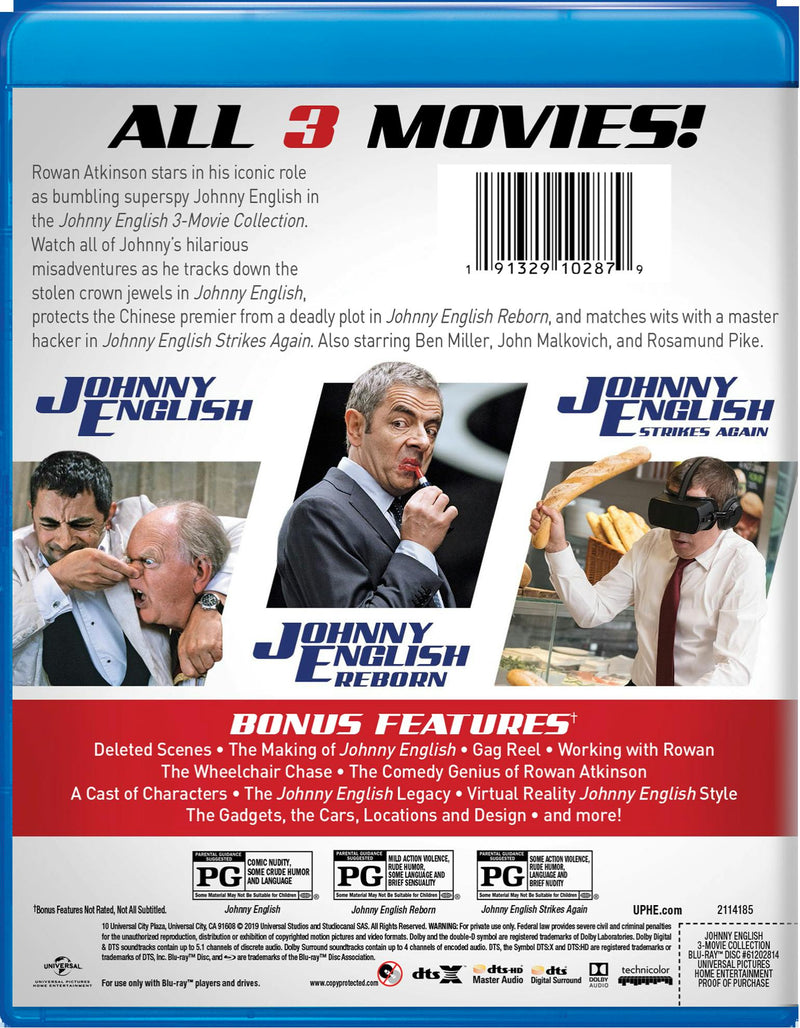 Johnny English: 3-movie Collection (Blu-ray Set) [Blu-ray]