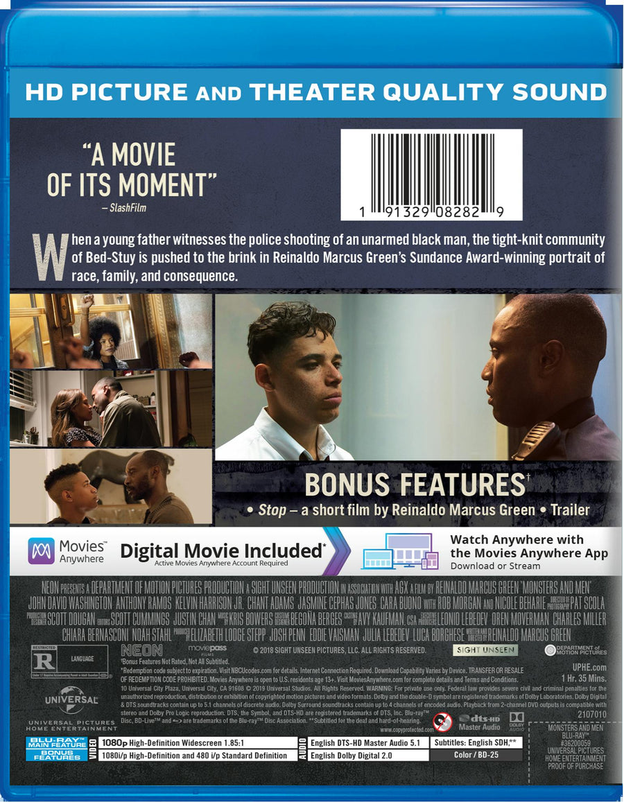 Monsters and Men (Blu-ray + DVD + Digital HD) [Blu-ray]