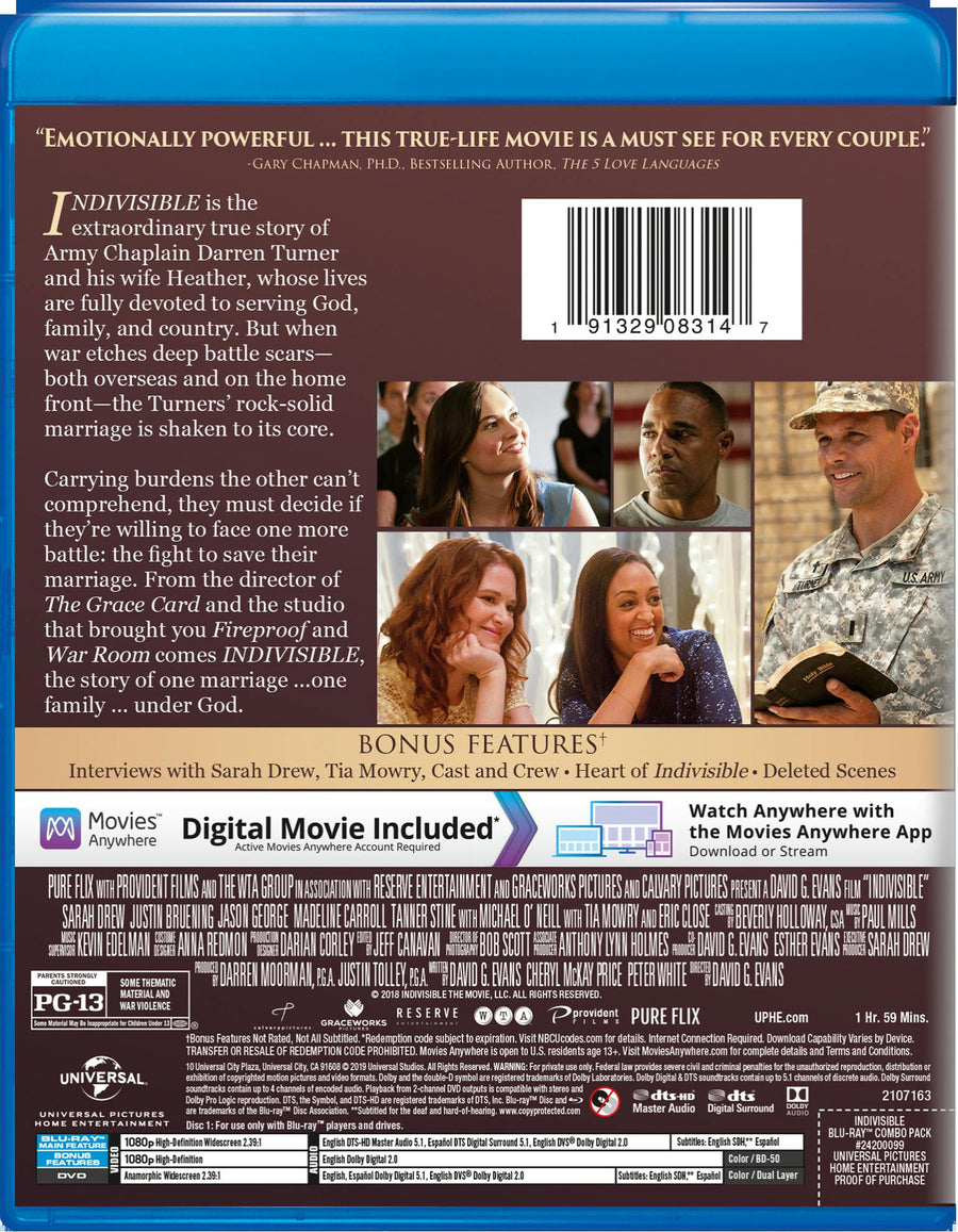 Indivisible (DVD + Digital) [Blu-ray]