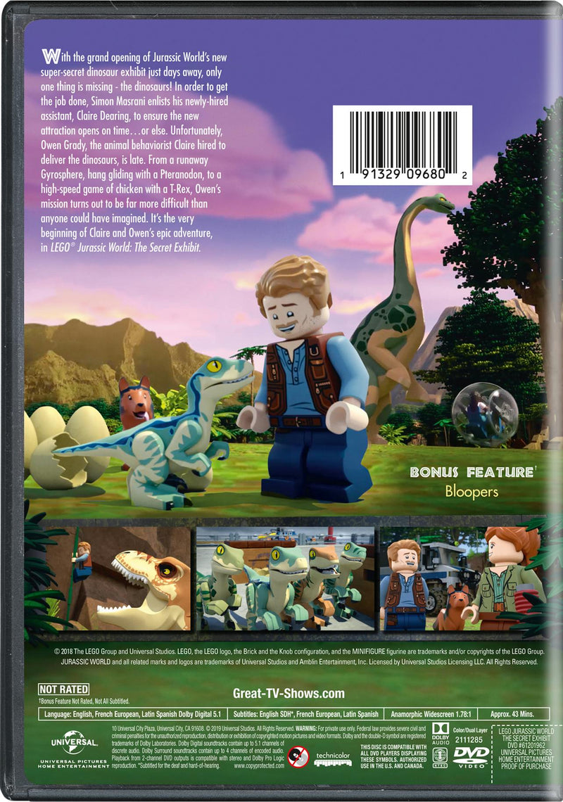 LEGO Jurassic World: The Secret Exhibit [DVD]