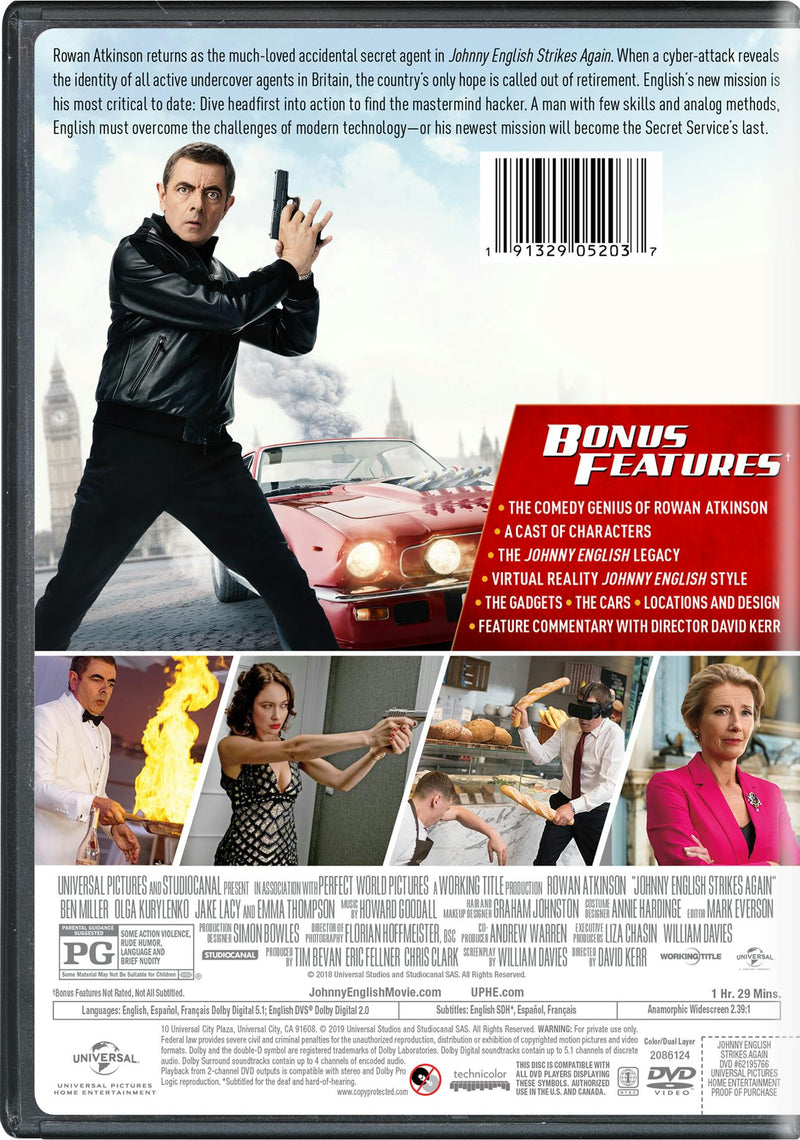 Johnny English Strikes Again [DVD]