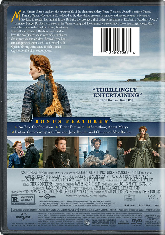 Mary Queen of Scots [DVD]