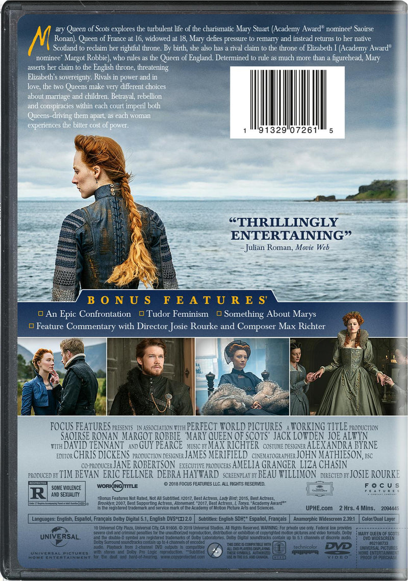 Mary Queen of Scots [DVD]