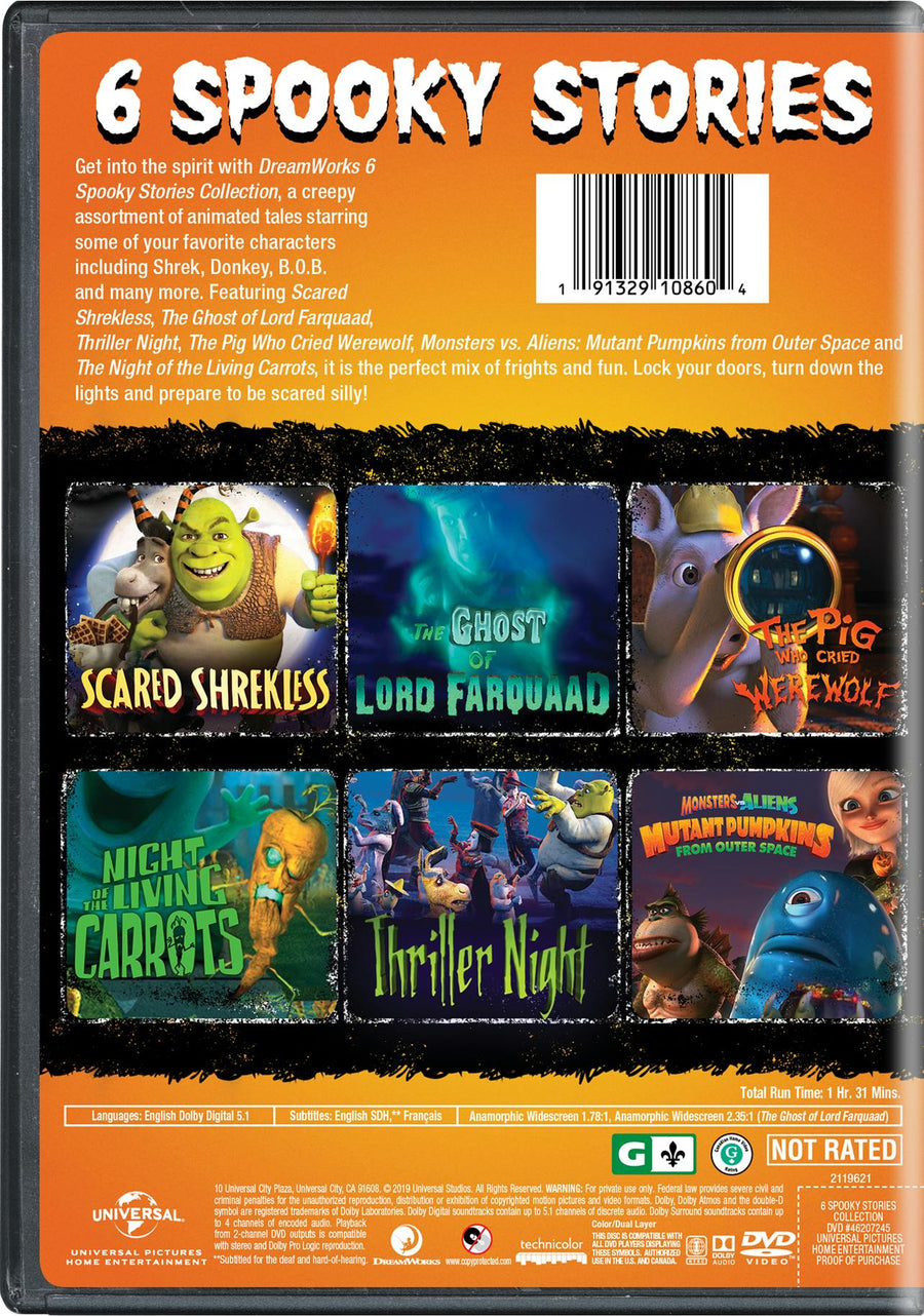 DreamWorks 6 Spooky Stories Collection (DVD Set) [DVD]