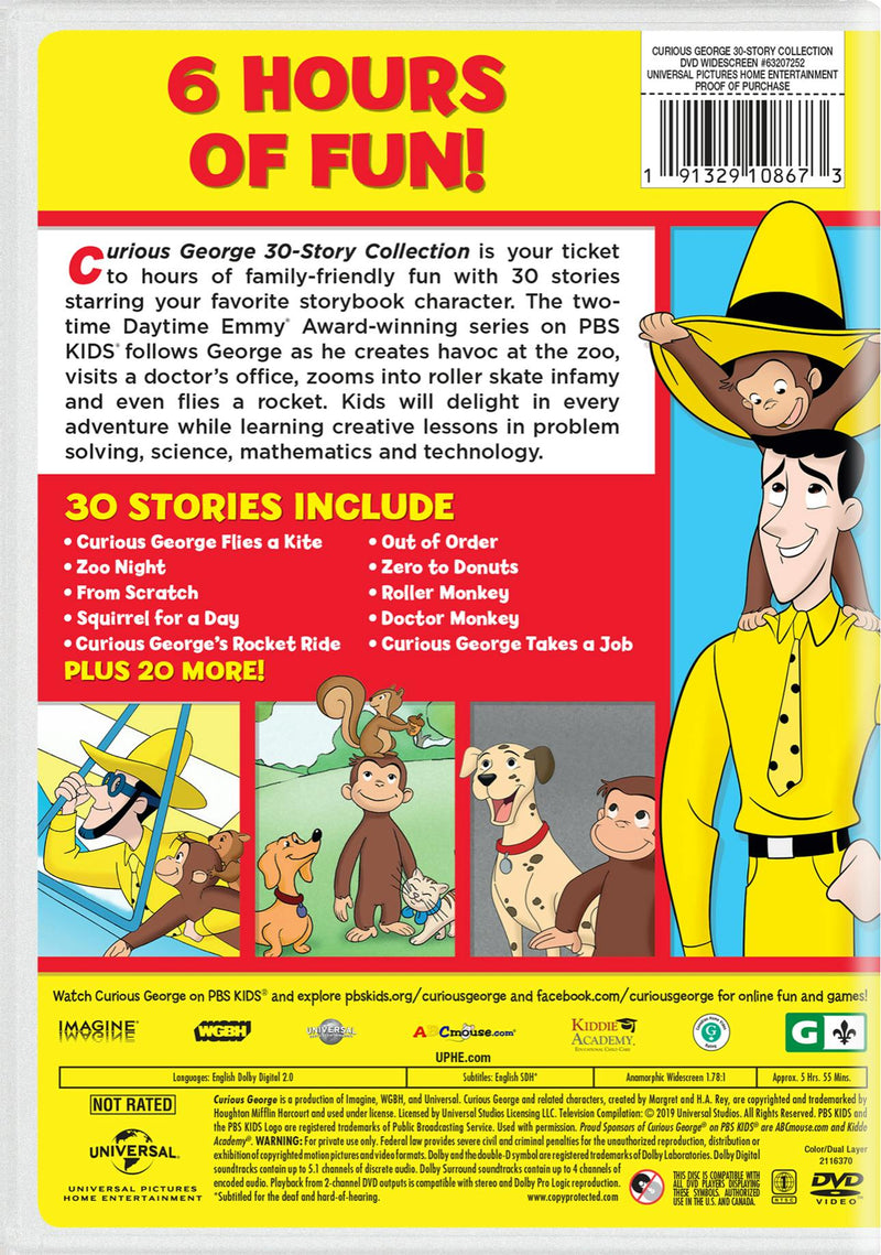 Curious George 30-Story Collection (DVD Set) [DVD]