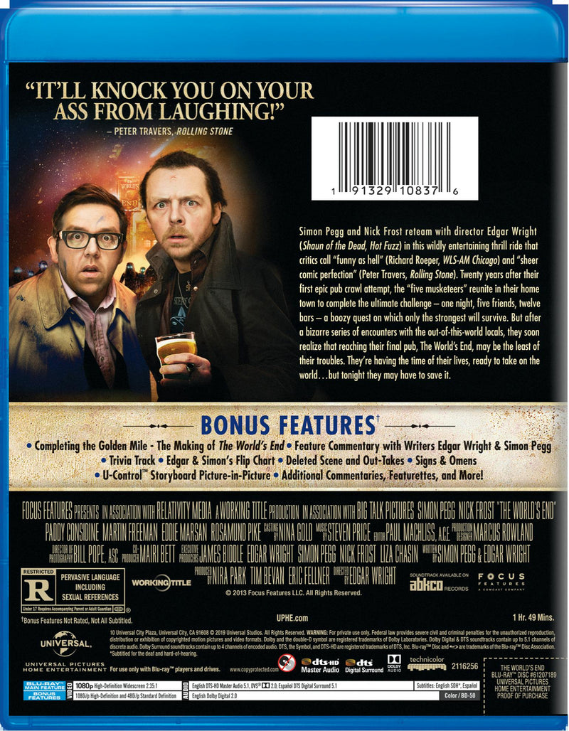 The World's End (Blu-ray New Box Art) [Blu-ray]