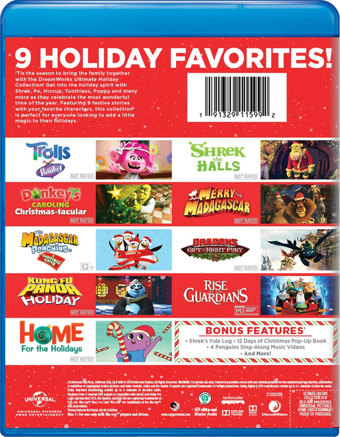 DreamWorks Ultimate Holiday Collection  (Blu-ray Set) [Blu-ray]