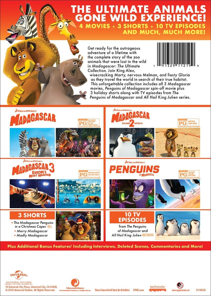 Madagascar: The Ultimate Collection [DVD]