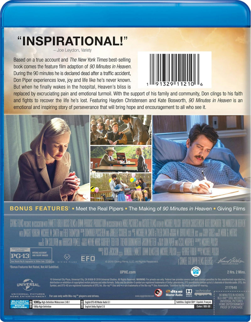 90 Minutes in Heaven (Blu-ray New Box Art) [Blu-ray]