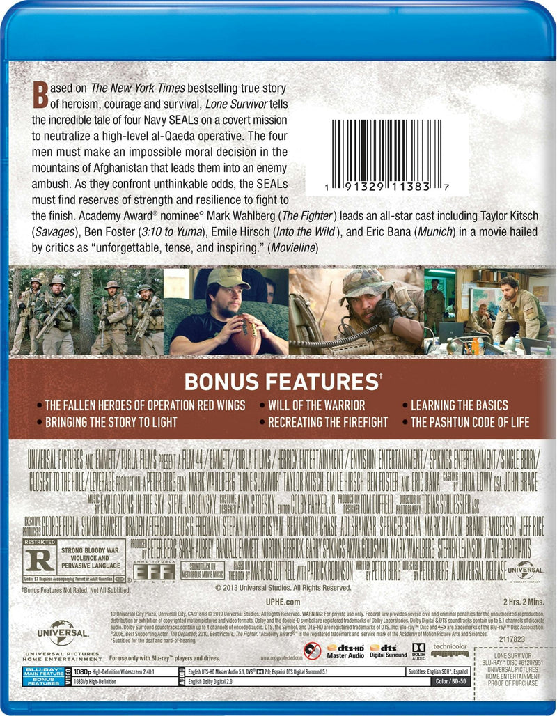 Lone Survivor (Blu-ray New Box Art) [Blu-ray]