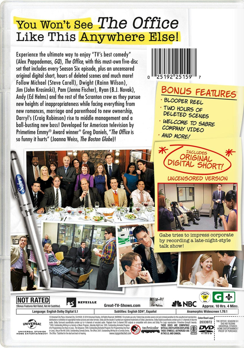The Office - An American Workplace: Season 6 [DVD]