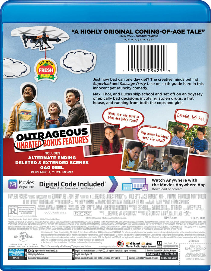 Good Boys (DVD + Digital) [Blu-ray]