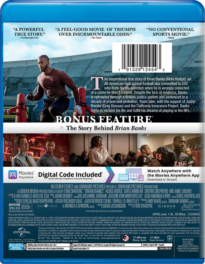 Brian Banks (Blu-ray + Digital Copy) [Blu-ray]