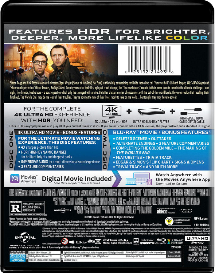 The World's End (4K Ultra HD + Blu-ray) [UHD]