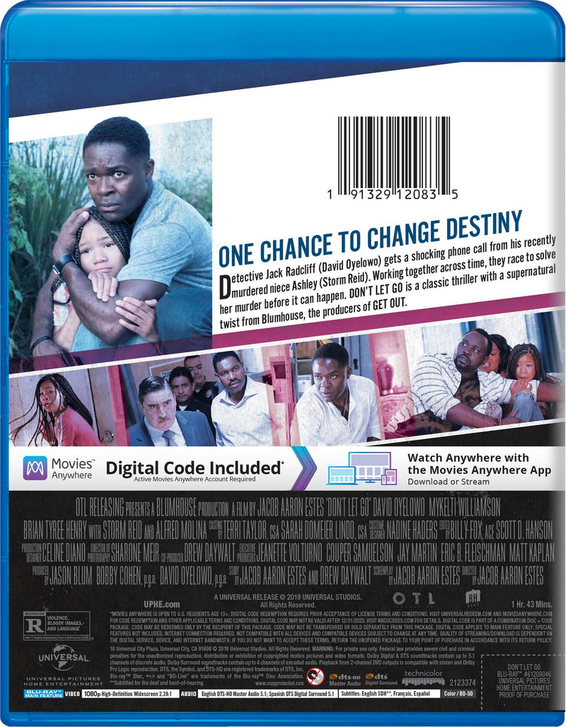 Don't Let Go (Blu-ray + Digital Copy) [Blu-ray]