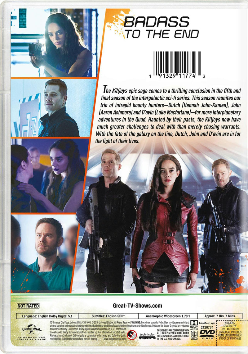Killjoys: Season Five [DVD]
