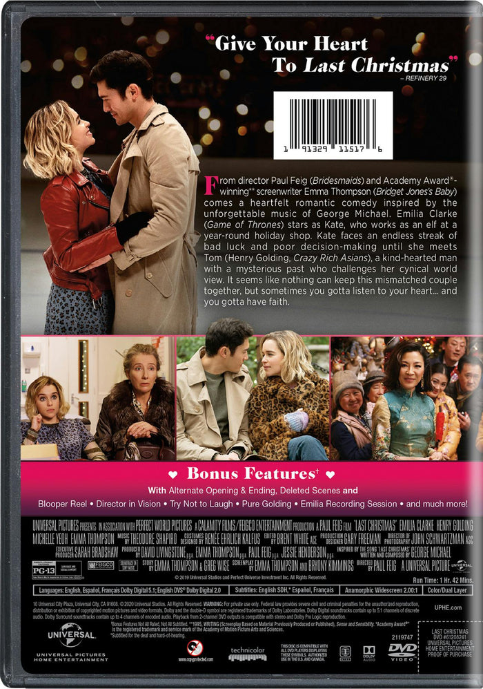 Last Christmas (2020) [DVD]