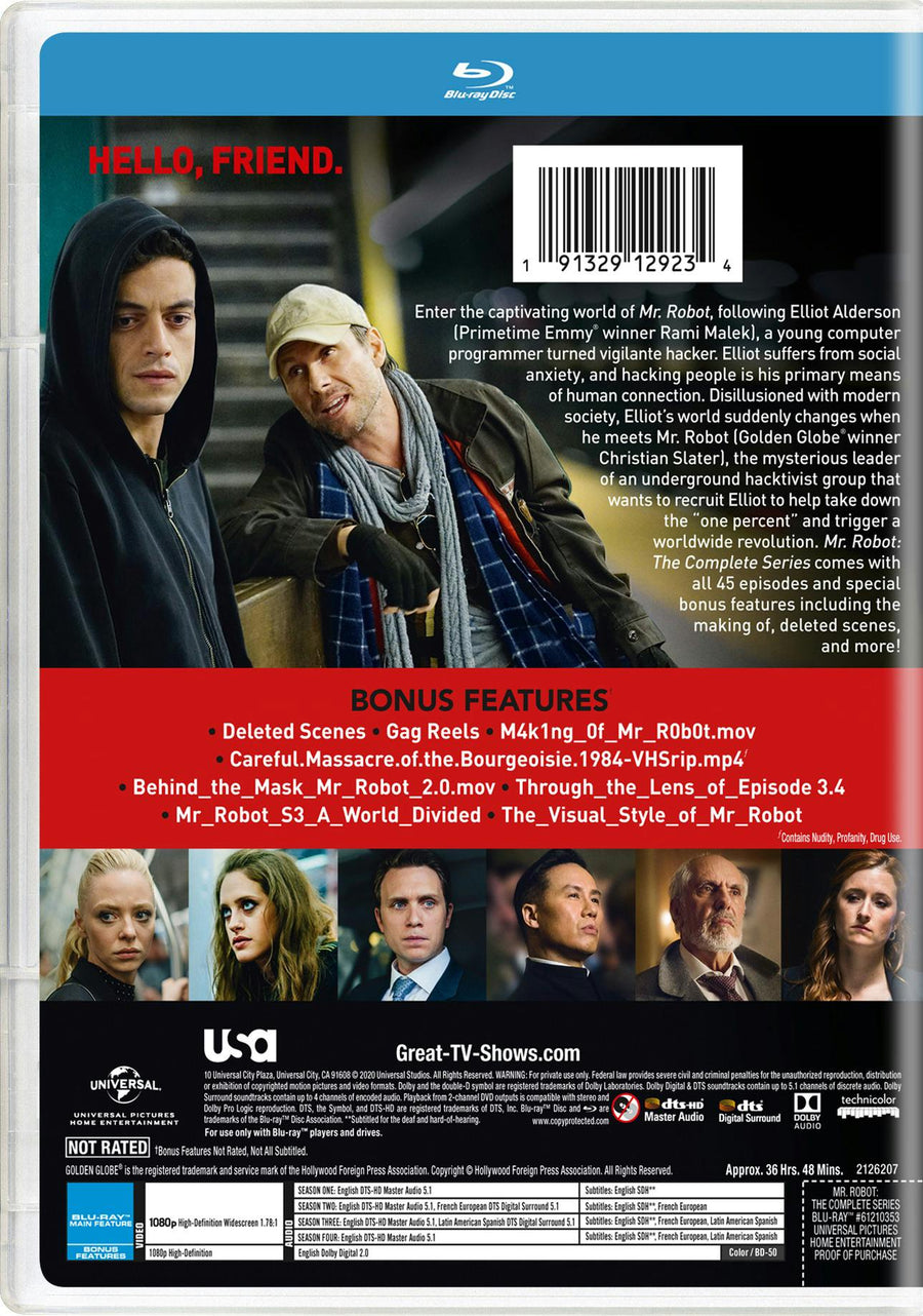 Mr. Robot: Season_1.0-4.0 [Blu-ray]