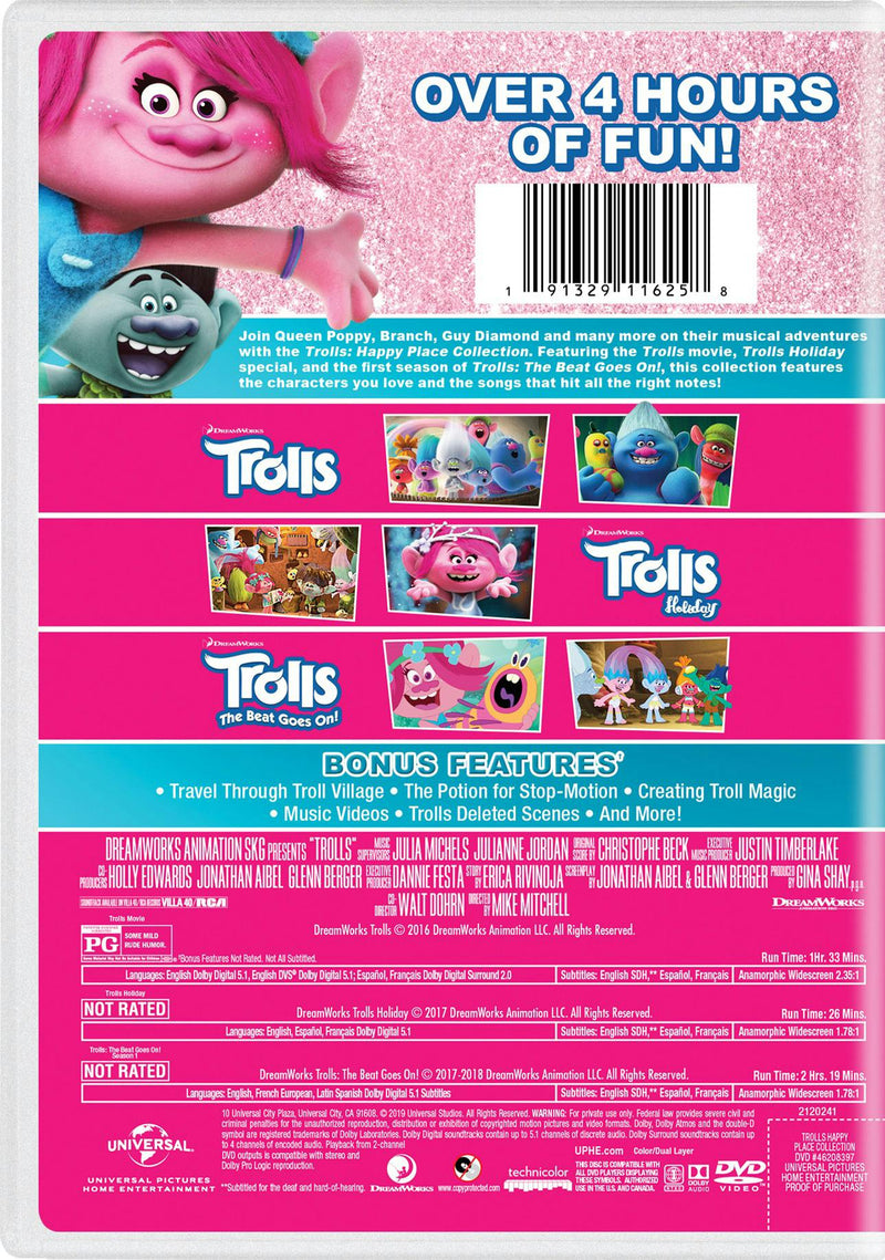 Trolls - Happy Place Collection (2020) [DVD]