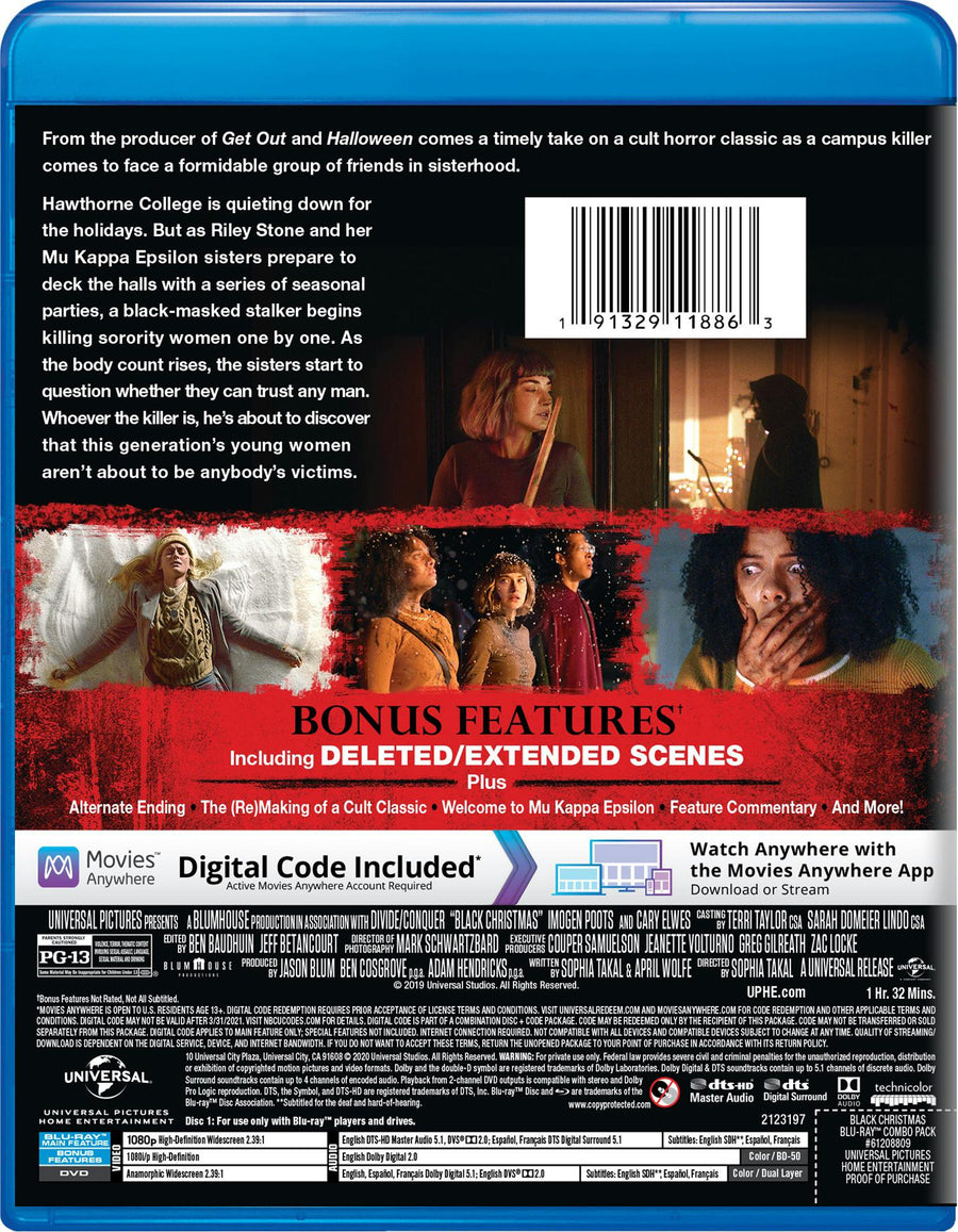 Black Christmas (DVD + Digital) [Blu-ray]