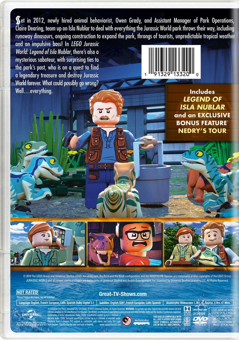LEGO Jurassic World: Legend of Isla Nublar - Season 1 [DVD]