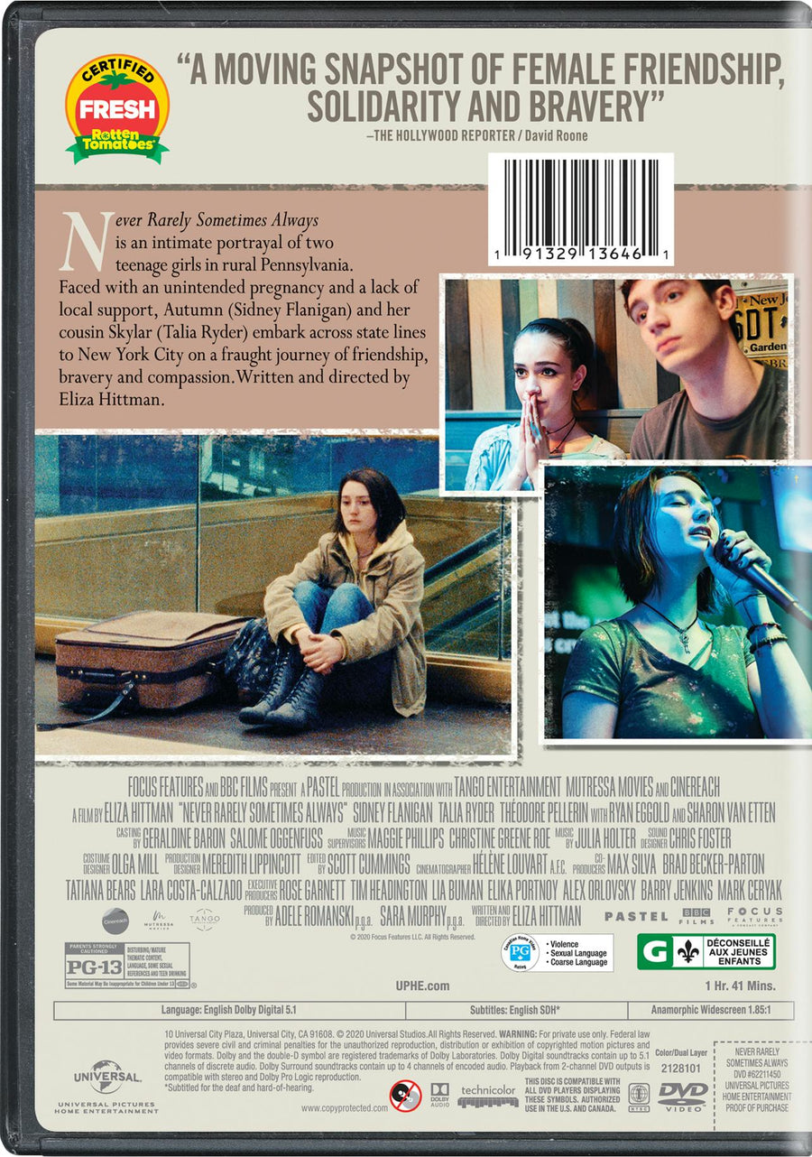 Never Rarely Sometimes Always [DVD]