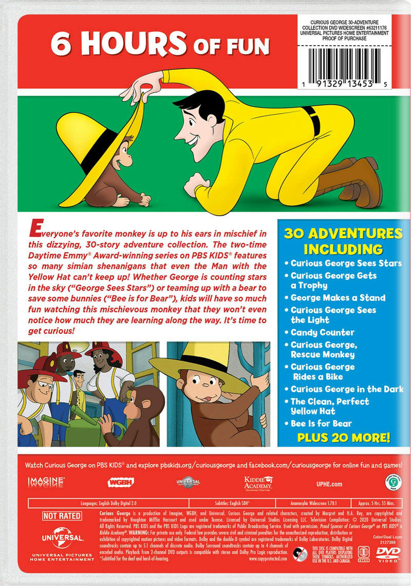 Curious George 30-Adventure Collection [DVD]