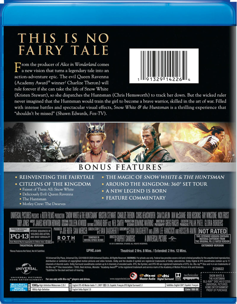 Snow White and the Huntsman (Extended Edition) [Blu-ray]
